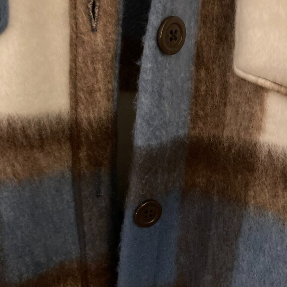 NWT Lauren Lane x Sonoma Plaid Shacket - Picture 6 of 8